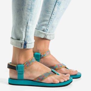 🌎TEVAS ORIGINALS TEAL MOSAIC SANDAL🐠